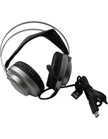 Căști gaming Bloody J200S, Cu fir, Grey