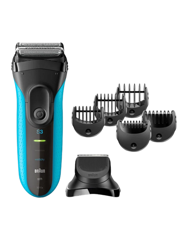 Электробритва мужская Braun 3010 BT WD, Синий