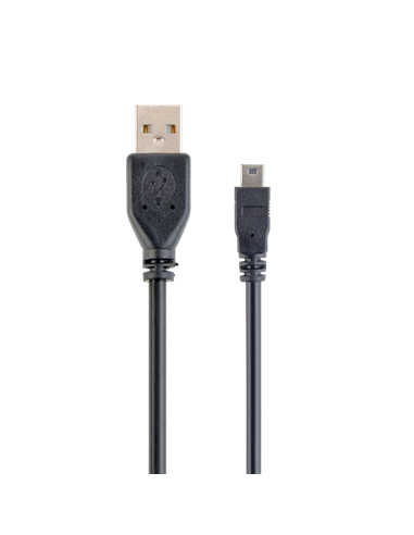 Кабель для передачи данных Cablexpert CCP-USB2-AM5P-1, USB Type-A (F)/Mini-USB, 0,3м, Чёрный