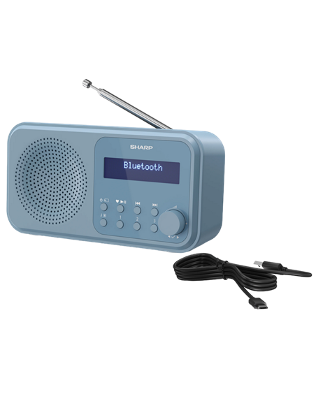 Портативное радио Sharp DR-P420BLV01, Синий