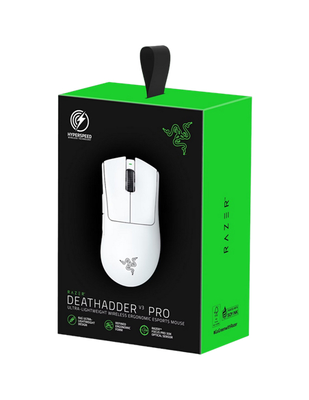Mouse Wireless Razer DeathAdder V3 Pro, Alb