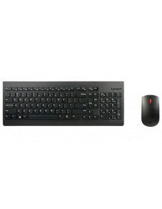 Клавиатура и мышь Lenovo 4X30M39487, Беспроводное, Чёрный