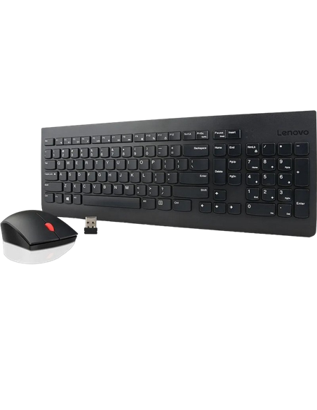 Set Tastatură + Mouse Lenovo 4X30M39487, Fără fir, Negru