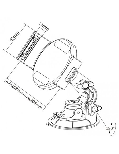 Автомобильный держатель Reflecta Tabula Car WS Universal Tablet Holder, Белый
