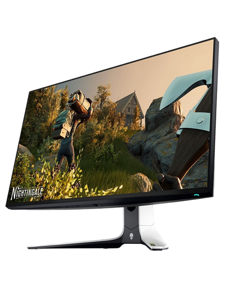 27" Monitor Gaming DELL AW2723DF, 2560x1440 WQHD, Alb | Negru