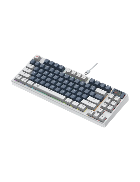 Клавиатура Havit KB884L, Проводное, Белый | Синий Клавиатура Havit KB884L, Проводное, Белый | Синий