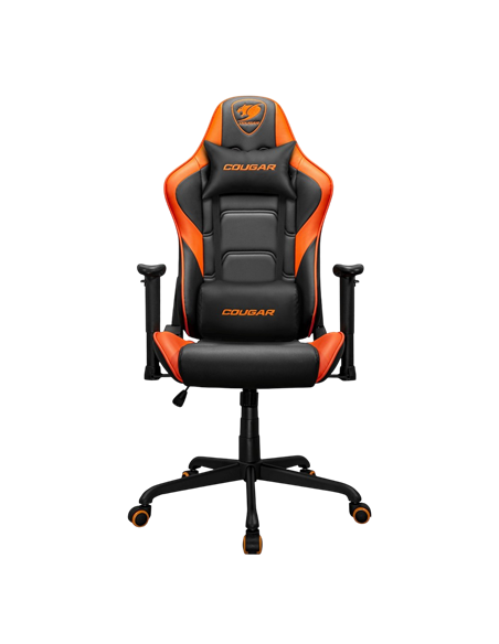 Игровое кресло Cougar ARMOR ELITE, ПВХ Кожа, Черный | Оранжевый