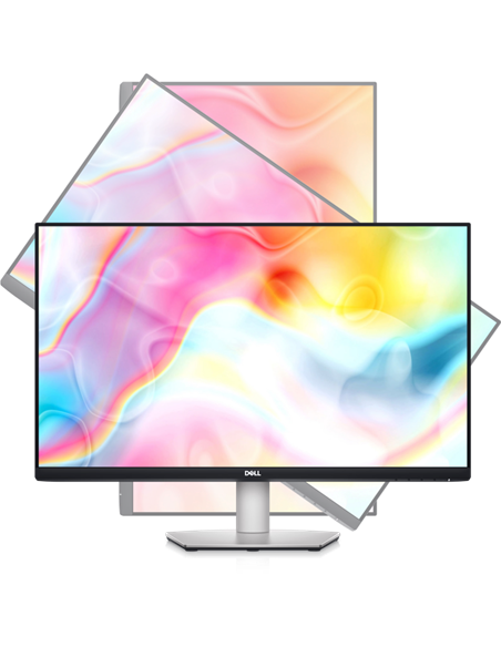27" Монитор DELL S2722QC, IPS 3840x2160 4K UHD, Серебристый