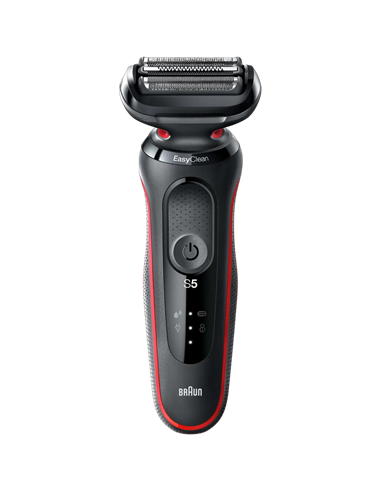 Электробритва мужская Braun Series 5, Черный/Красный