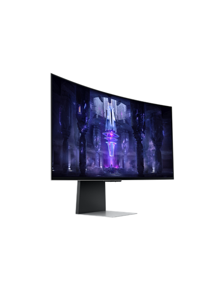 34" Monitor Gaming Samsung S34BG850, OLED 3440x1440 WQHD, Negru | Argintiu