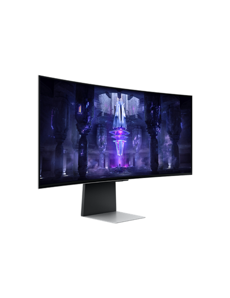 34" Игровой монитор Samsung S34BG850, OLED 3440x1440 WQHD, Чёрный | Серебристый 34" Игровой монитор Samsung S34BG850, OLED 3440x1440 WQHD, Чёрный | Серебристый