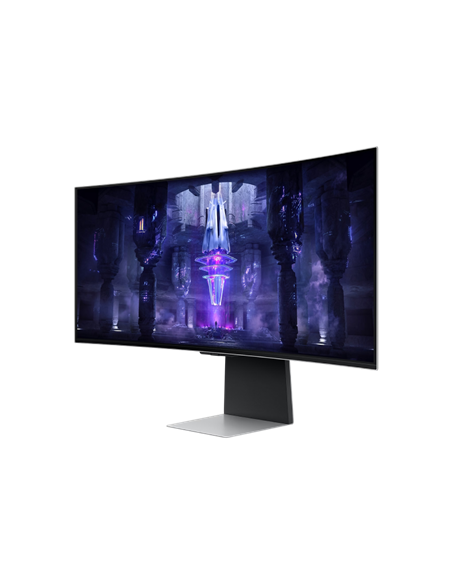34" Monitor Gaming Samsung S34BG850, OLED 3440x1440 WQHD, Negru | Argintiu
