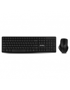 Set Tastatură + Mouse SVEN C3500W, Fără fir, Negru