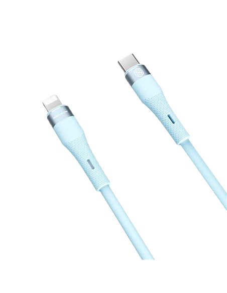 Cablu de încărcare Nillkin Type-C to Lightning Cable, Flowspeed, USB Type-C/Lightning, 1,2m, Albastru Cablu de încărcare Nillkin Type-C to Lightning Cable, Flowspeed, USB Type-C/Lightning, 1,2m, Albastru