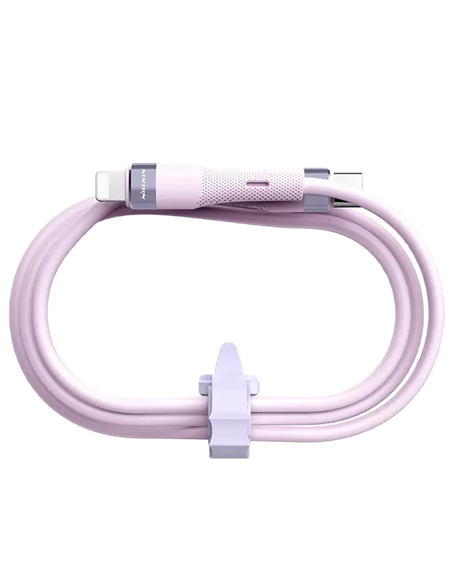 Cablu de încărcare Nillkin Type-C to Lightning Cable, Flowspeed, USB Type-C/Lightning, 1,2m, Violet Cablu de încărcare Nillkin Type-C to Lightning Cable, Flowspeed, USB Type-C/Lightning, 1,2m, Violet
