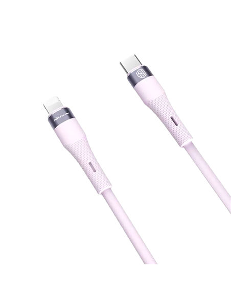 Cablu de încărcare Nillkin Type-C to Lightning Cable, Flowspeed, USB Type-C/Lightning, 1,2m, Violet Cablu de încărcare Nillkin Type-C to Lightning Cable, Flowspeed, USB Type-C/Lightning, 1,2m, Violet