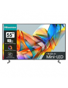 55" LED SMART Телевизор Hisense 55U6KQ, 3840x2160 4K UHD, VIDAA U6.0, Серый