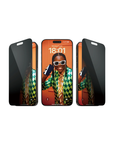 Защитное стекло PanzerGlass iPhone 15 Pro Max UWF Privacy wA, Прозрачный