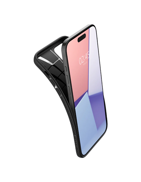 Чехол Spigen iPhone 15 Pro Max Liquid Air, Матовый черный