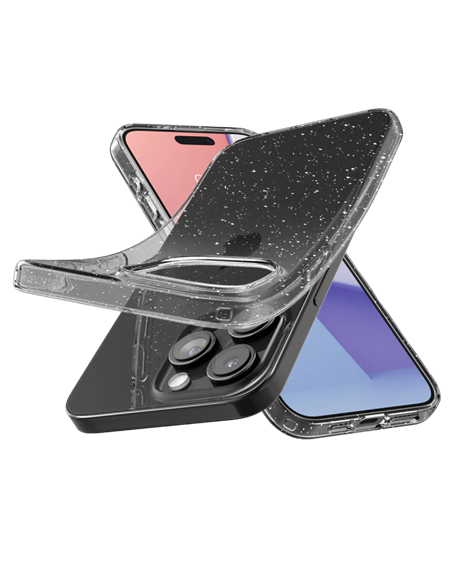 Чехол Spigen iPhone 15 Liquid Crystal, Блестящий Кристалл Чехол Spigen iPhone 15 Liquid Crystal, Блестящий Кристалл