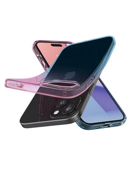 Чехол Spigen iPhone 15 Liquid Crystal, Gradiation Pink