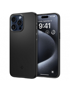 Чехол Spigen iPhone 15 Thin Fit, Чёрный
