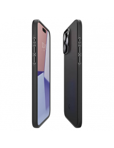Чехол Spigen iPhone 15 Thin Fit, Чёрный 2