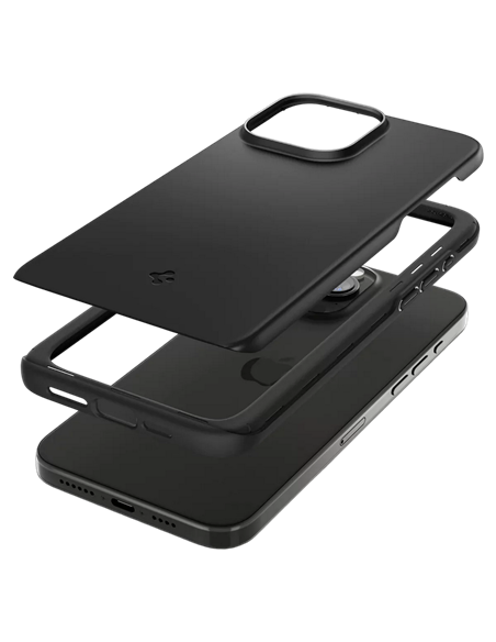 Чехол Spigen iPhone 15 Thin Fit, Чёрный Чехол Spigen iPhone 15 Thin Fit, Чёрный