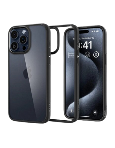 Чехол Spigen iPhone 15 Pro Max Ultra Hybrid, Матовый черный