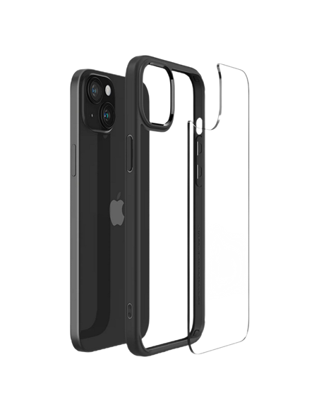 Чехол Spigen iPhone 15 Ultra Hybrid, Матовый Черный