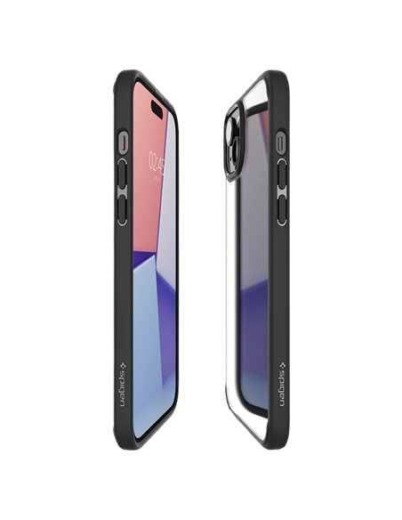 Чехол Spigen iPhone 15 Ultra Hybrid, Матовый Черный