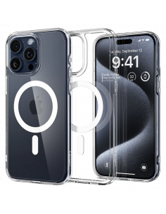 Чехол Spigen iPhone 15 Pro Ultra Hybrid Mag Magsafe, Прозрачный