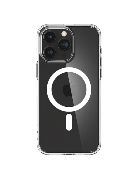 Чехол Spigen iPhone 15 Pro Ultra Hybrid Mag Magsafe, Прозрачный Чехол Spigen iPhone 15 Pro Ultra Hybrid Mag Magsafe, Прозрачный