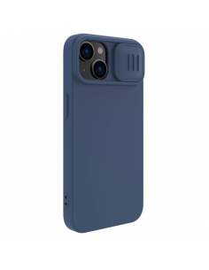 Чехол Nillkin iPhone 15, CamShield Silky Silicone, Темно-синий 2