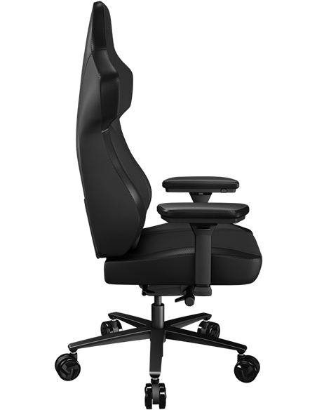 Scaun Gaming ThunderX3 CORE MODERN, Țesătură, PU Piele, Negru