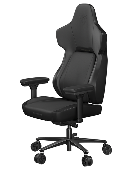 Scaun Gaming ThunderX3 CORE MODERN, Țesătură, PU Piele, Negru