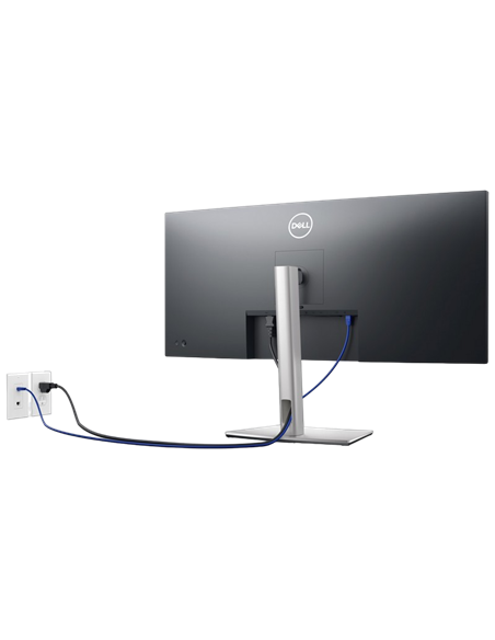34" Монитор DELL P3424WE, IPS 3440x1440 WQHD, Чёрный | Серебристый