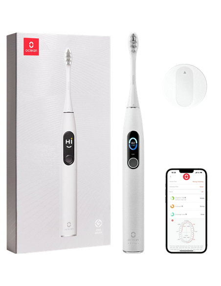 Электрическая звуковая зубная щетка Oclean X Pro Elite, Grey