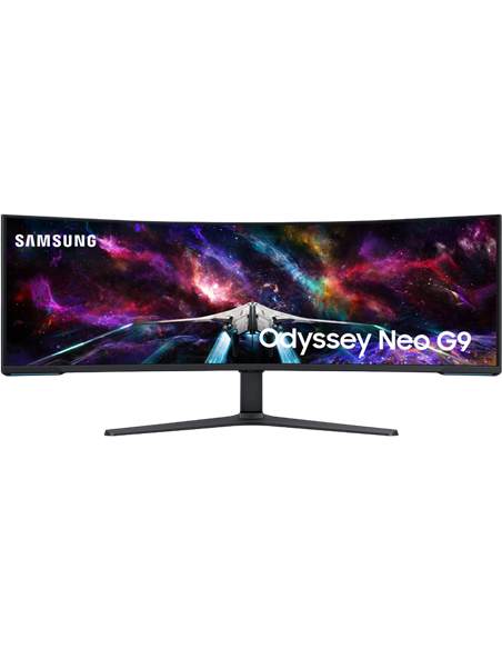 57" Игровой монитор Samsung S57CG95, VA 7680x2160, Белый | Черный