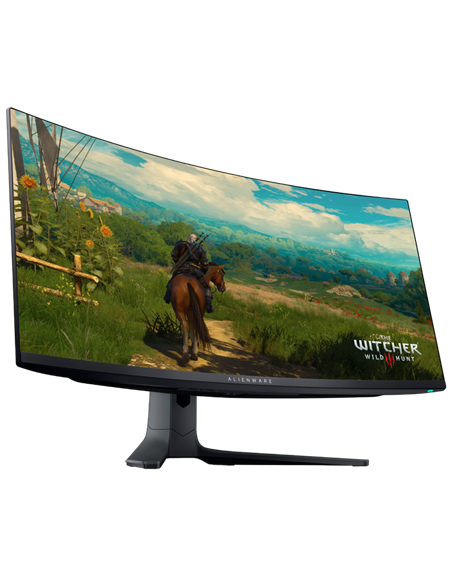 34" Игровой монитор DELL AW3423DWF, QD OLED 3440x1440 WQHD, Чёрный