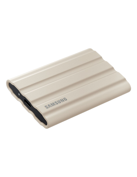 Внешний портативный SSD накопитель Samsung T7 Shield, 2 ТБ, Бежевый (MU-PE2TOK/EU)
