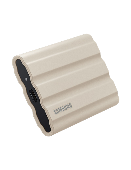 Внешний портативный SSD накопитель Samsung T7 Shield, 2 ТБ, Бежевый (MU-PE2TOK/EU)