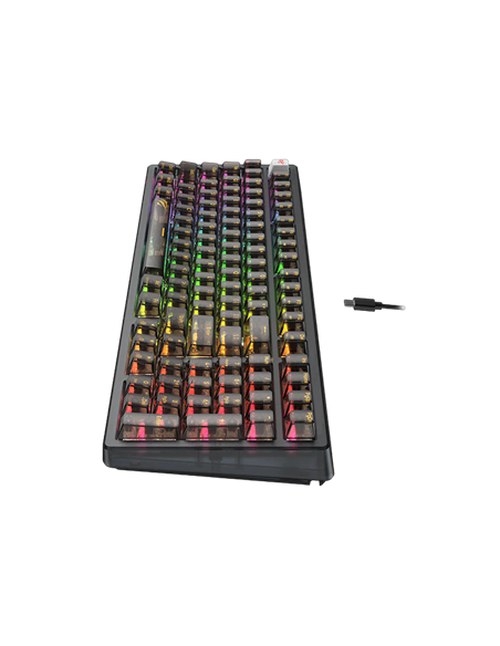 Клавиатура Havit KB875L, Проводное, Прозрачный Клавиатура Havit KB875L, Проводное, Прозрачный