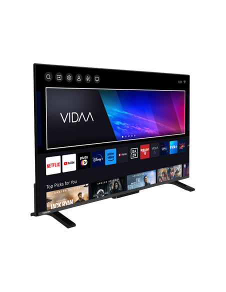 40" LED SMART Телевизор Toshiba 40LV2463DG, 1920x1080 FHD, VIDAA U OS, Чёрный 40" LED SMART Телевизор Toshiba 40LV2463DG, 1920x1080 FHD, VIDAA U OS, Чёрный