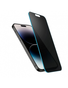 Защитное стекло Spigen iPhone 14 Pro Max, Glass Slim Privacy, Чёрный
