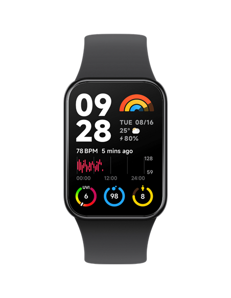Спортивные/Тренировочные часы Xiaomi Smart Band 8 Pro, Чёрный