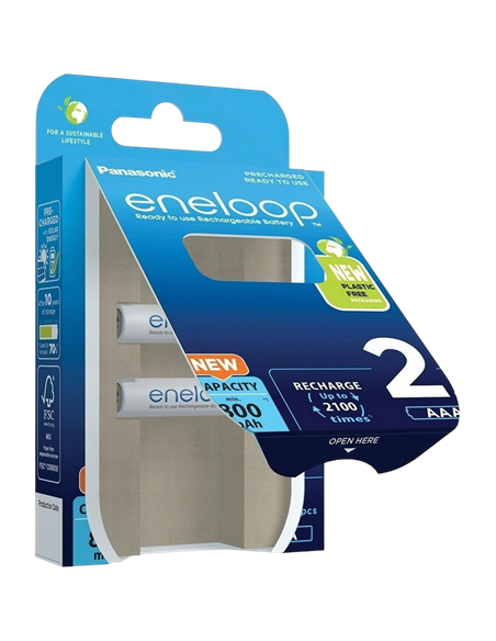Acumulatori Panasonic BK-4MCDE/2CP, AAA, 800mAh, 2buc.