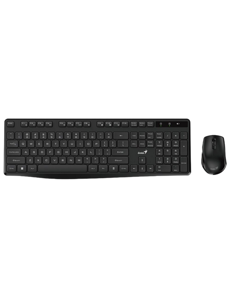 Клавиатура и мышь Genius KM-8206S, Беспроводное, Чёрный
