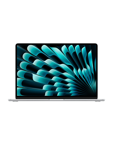 Laptop 15,3" Apple MacBook Air A3114, Argintiu, M3 with 8-core CPU and 10-core GPU, 24GB/512GB, macOS Sequoia