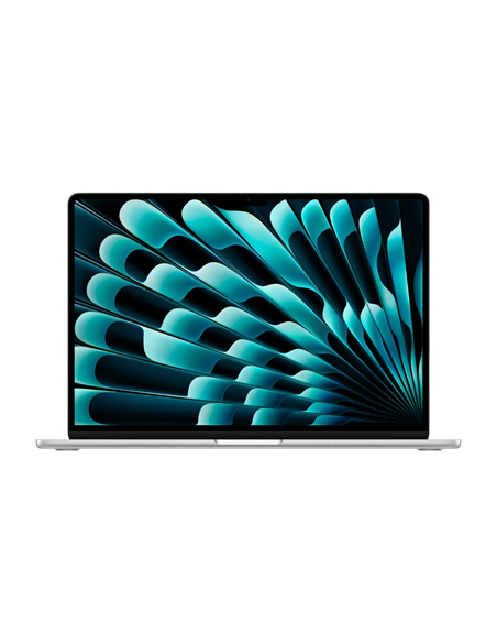 Laptop 15,3" Apple MacBook Air A3114, Argintiu, M3 with 8-core CPU and 10-core GPU, 24GB/512GB, macOS Sequoia